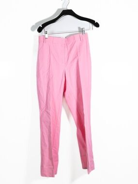 NEW Roseanna Drugjohn Straight Leg Cotton Canvas Pants Solid Pink 36 / Small